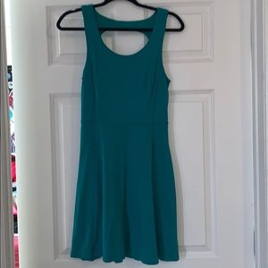Teal Express Cutout Dress